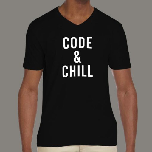 Code And Chill Men’s T-Shirt – Perfect for Relaxed Coding