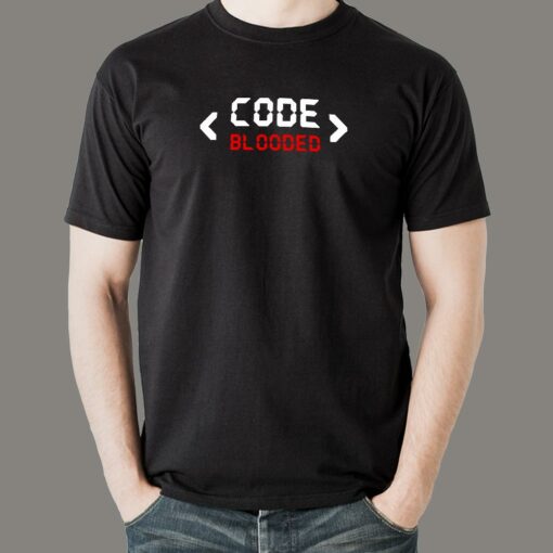 Code Blooded Programmer T-Shirt – Passion for Coding