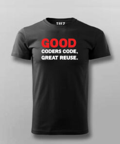 Code Reuse Philosophy Mens T Shirt Code Smarter 3