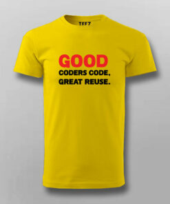 Code Reuse Philosophy Mens T Shirt Code Smarter 4