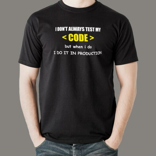 Code Testing On Special Occasions Only T-Shirt