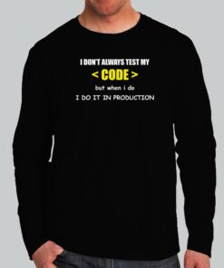 Code Testing On Special Occasions Only T-Shirt