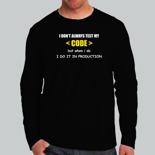 Code Testing On Special Occasions Only T-Shirt