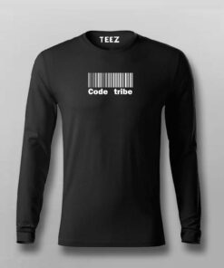 Code Tribe Men’s Round Neck Tee – Stylish Developer Wear