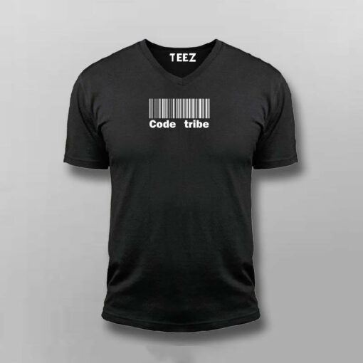 Code Tribe Men’s Round Neck Tee – Stylish Developer Wear