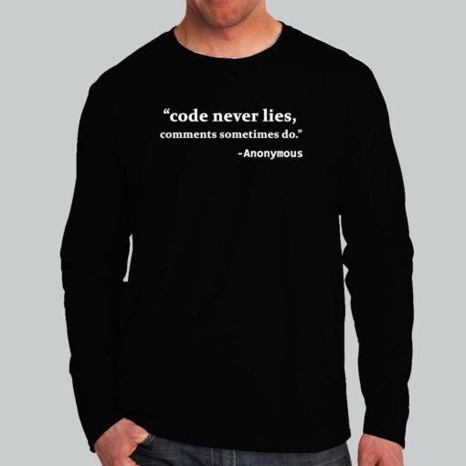 Code Truths Tee – Where Code Never Lies