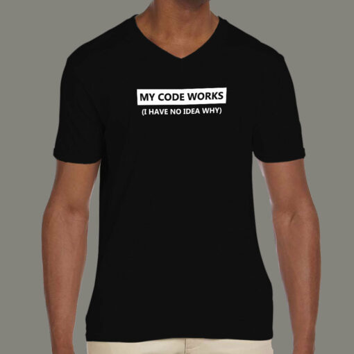 Code Works, No Clue Why T-Shirt – The Developer’s Mystery