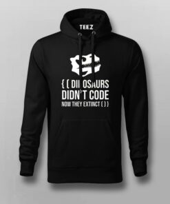 Code or Extinct Dino Men’s T-Shirt – Evolution of Coders