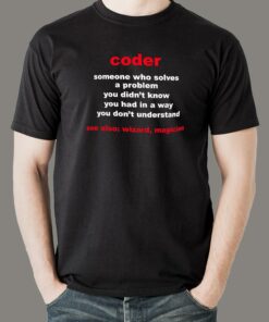 Coder Definition T-Shirt – More Than A Noun