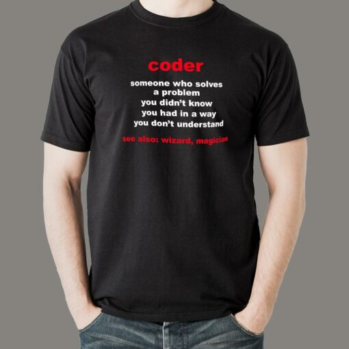 Coder Definition T-Shirt – More Than A Noun