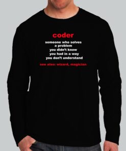 Coder Definition T-Shirt – More Than A Noun