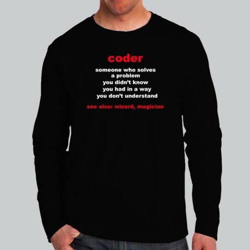 Coder Definition T-Shirt – More Than A Noun