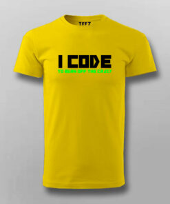 Coding Away the Crazy Mens T Shirt Therapeutic Programming 4