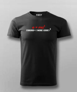 Coding Equation More Errors More Code Tee 4