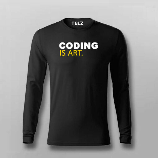 Coding Is Art T-Shirt