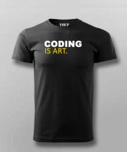 Coding Is Art T Shirt Masterpieces in Code 4