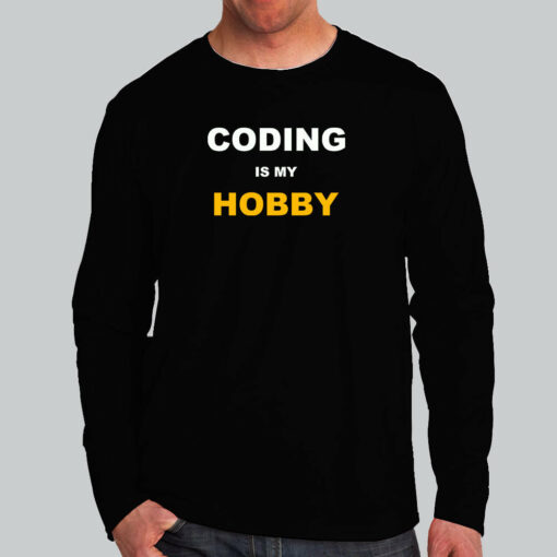 Coding Is My Hobby Men’s Casual Tee