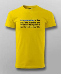 Coding Pleasure Men's T-Shirt - One Error and You Restart 4 Coding Pleasure Mens T Shirt One Error and You Restart 5