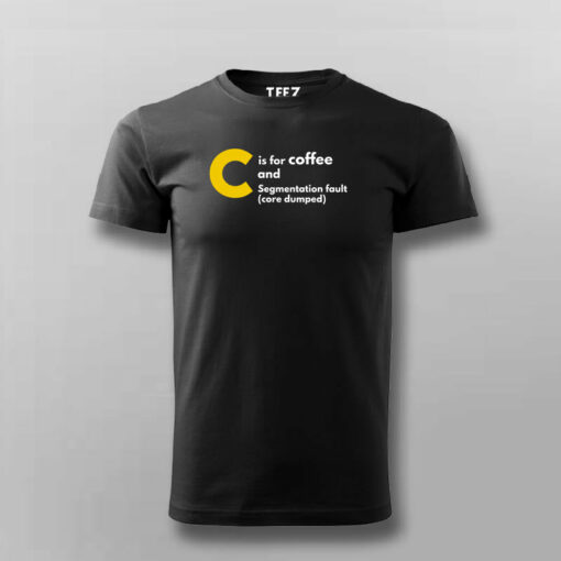 Coffee & SegFaults Men’s T-Shirt – C Programmer’s Breakfast