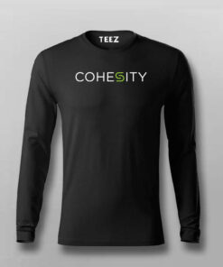 Cohesity Mens Round Neck Tee Stylish and Modern Tech Wear 2