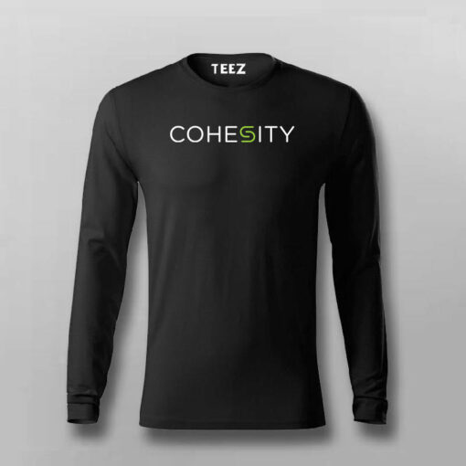 Cohesity Men’s Round Neck Tee – Stylish and Modern Tech Wear