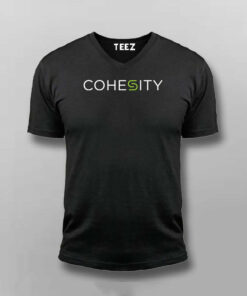 Cohesity Mens Round Neck Tee Stylish and Modern Tech Wear 5