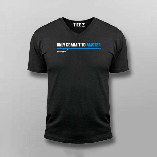 Commit To Master Men’s T-Shirt – Git Guru’s Mantra