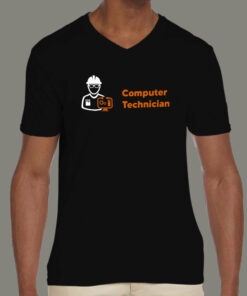 Computer Technician T Shirt For Men 4
