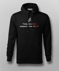 Computers Fast, Programmers Slow Geek Tee