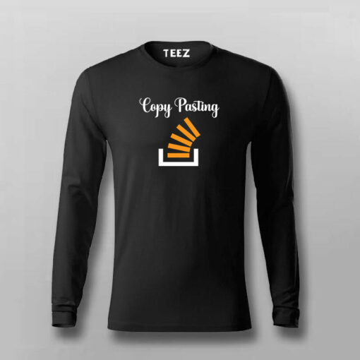 Copy Paste Programmer Tee – Stack Overflow Fun Wear