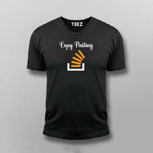 Copy Paste Programmer Tee – Stack Overflow Fun Wear