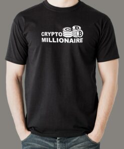 Crypto Millionaire T-Shirt – Invest, Hold, Prosper