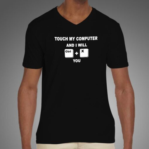 Ctrl X Threat – Touch My Computer Men’s Tee