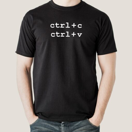 Ctrl+C Ctrl+V Copy Paste Men’s T-Shirt – Coder’s Lifeline