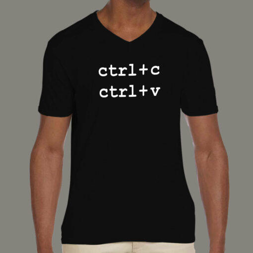 Ctrl+C Ctrl+V Copy Paste Men’s T-Shirt – Coder’s Lifeline