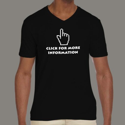 Curious Minds – ‘Click For More Info’ Tech T-Shirt