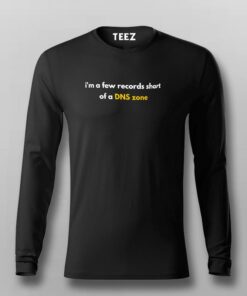 DNS Zone Sysadmin Mens T Shirt Quirky IT Humor 2
