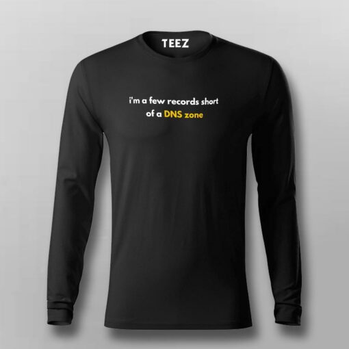 DNS Zone Sysadmin Men’s T-Shirt – Quirky IT Humor