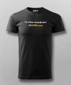 DNS Zone Sysadmin Mens T Shirt Quirky IT Humor 3