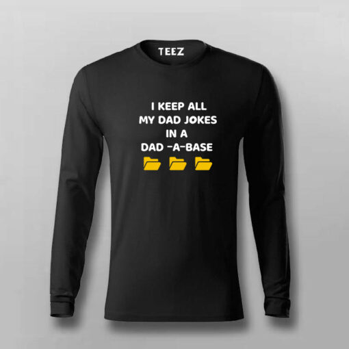 Dad-A-Base Jokes Men’s T-Shirt – Laugh With Every Query