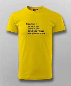 Dark Mode Coffee Programmer Mens T Shirt Code All Night 4