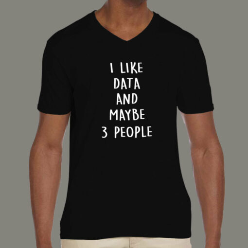 Data Lover & 3 Friends Only T-Shirt – Proudly Introverted