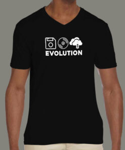 Data Storage Evolution T Shirt 3