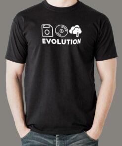 Data Storage Evolution T-Shirt – Journey through Tech