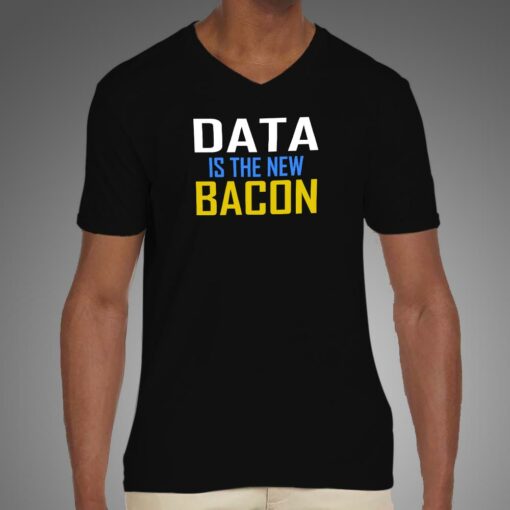 Data is the New Bacon Tech Men’s Shirt