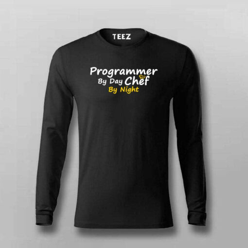 Daytime Programmer, Nighttime Chef Men’s Tee – Dual Talent