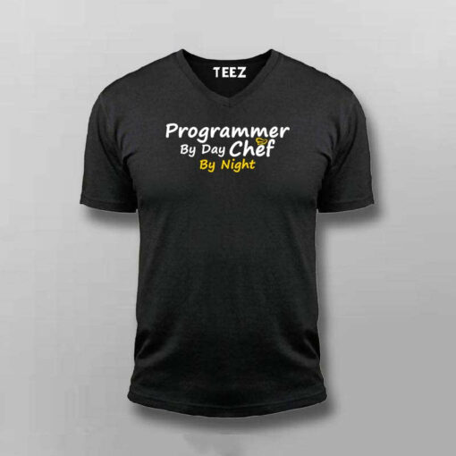 Daytime Programmer, Nighttime Chef Men’s Tee – Dual Talent