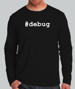 Debug Hashtag Mens T shirt Showcase Coding Skills 3