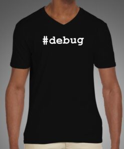 Debug Hashtag Mens T shirt Showcase Coding Skills 4