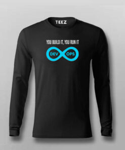DevOps Mantra T-Shirt – You Build It, You Run It